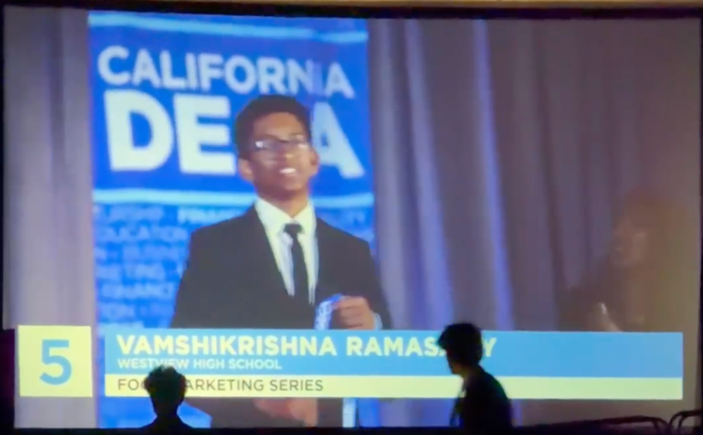 DECA State Competition — 5th Place Food Marketing Series